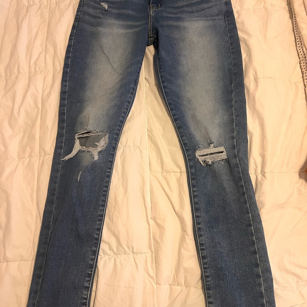 Classic Blue Skinny Jeans for Women